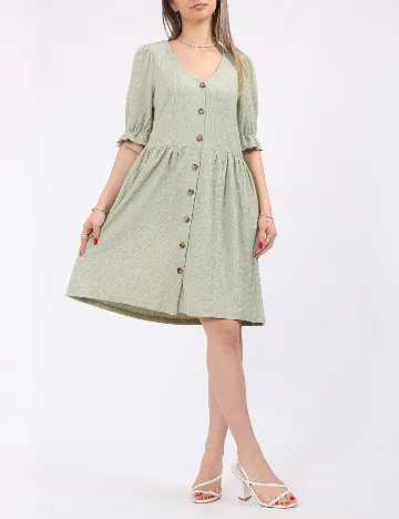 Rochie scurta Vero Moda, verde Verde