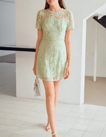 Rochie scurta SHEIN, verde Verde