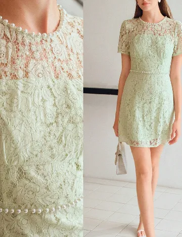Rochie scurta SHEIN, verde Verde