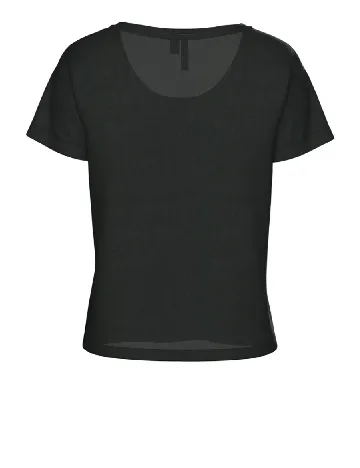 Tricou Pieces, negru