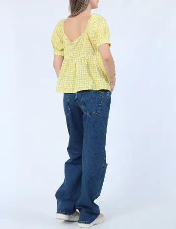 Bluza Pieces, galben Galben