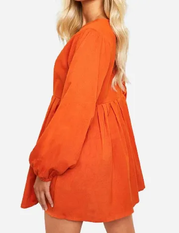 Rochie scurta Boohoo, portocaliu