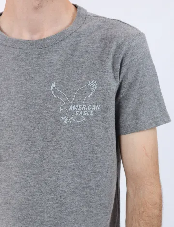 Tricou American Eagle, gri