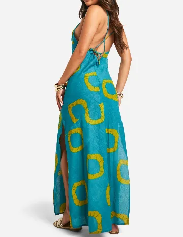 Rochie lunga Boohoo, turcoaz Albastru