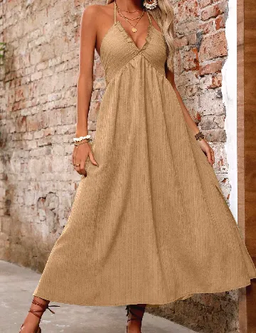 Rochie lunga SHEIN, maro Maro