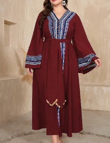 Rochie lunga SHEIN CURVE, visiniu Rosu