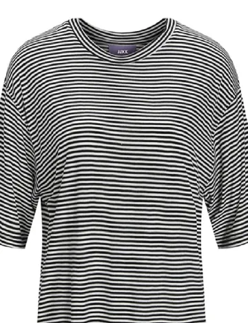 Tricou Jack&Jones, alb/negru