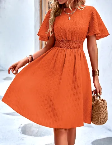 Rochie scurta SHEIN, portocaliu Portocaliu