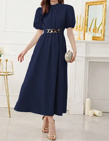 Rochie lunga SHEIN, bleumarin inchis Albastru