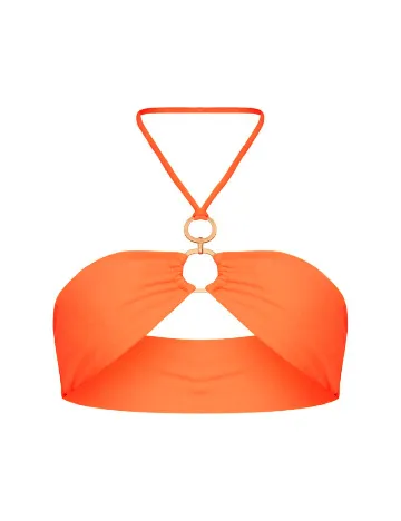 Sutien de baie PRETTYLITTLETHING, portocaliu