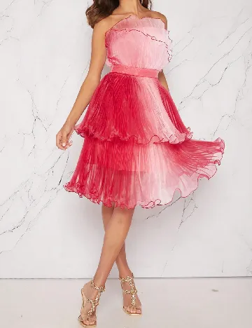 Rochie scurta SHEIN, roz Roz