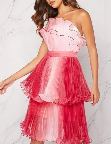 Rochie scurta SHEIN, roz Roz