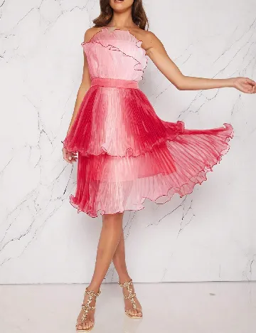Rochie scurta SHEIN, roz Roz
