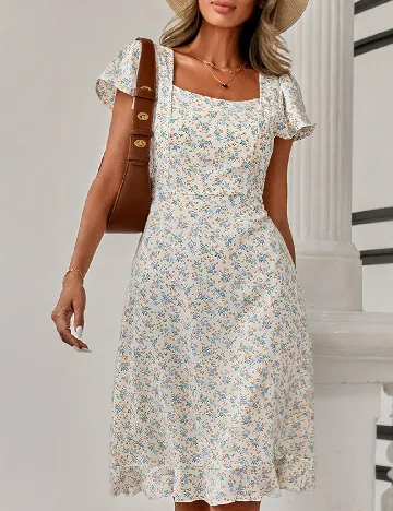 Rochie scurta SHEIN, floral print