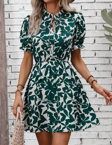 Rochie scurta SHEIN, verde Verde