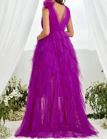 Rochie lunga SHEIN Maternity, magenta Mov