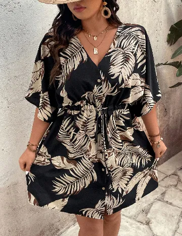 Rochie scurta SHEIN CURVE, negru Negru