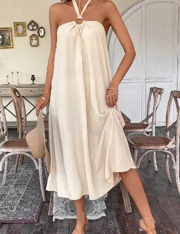 Rochie medie SHEIN, crem Crem