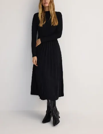 Rochie medie Reserved, negru Negru