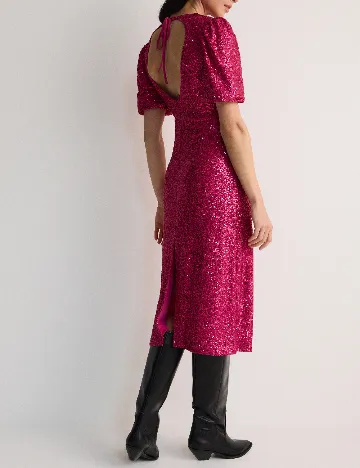 Rochie medie Reserved, roz