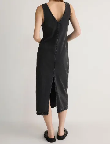Rochie medie Reserved, gri inchis Gri
