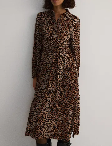 Rochie medie Reserved, animal print Animal print