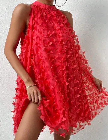 Rochie scurta SHEIN, rosu Rosu