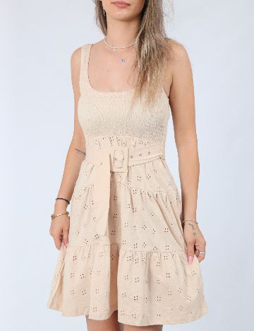 Rochie scurta ASOS, crem