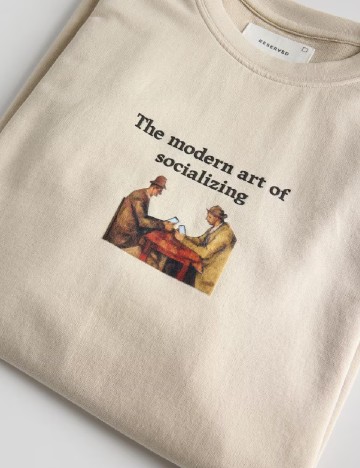 Tricou Reserved, bej