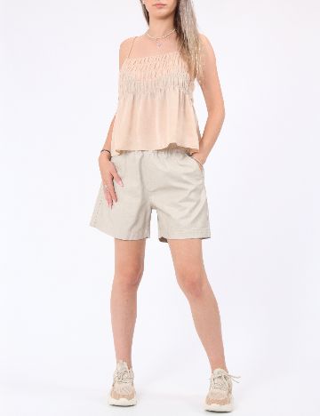 Pantaloni scurti ASOS, crem