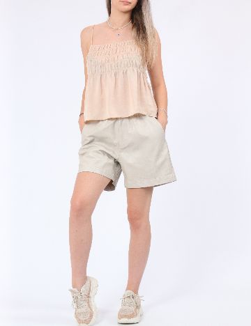 Pantaloni scurti ASOS, crem