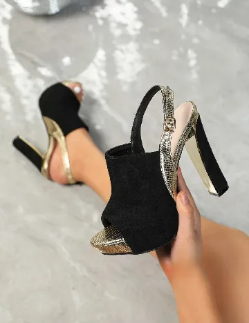 Sandale SHEIN, negru
