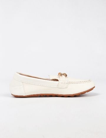 Mocasini SHEIN, alb