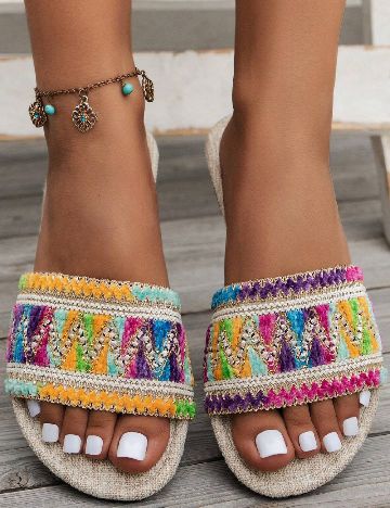 Slapi SHEIN, mix culori