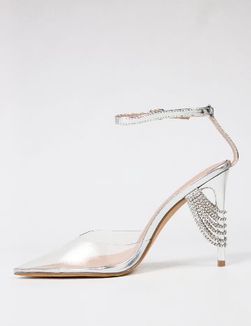 Pantofi SHEIN, argintiu