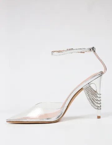 Pantofi SHEIN, argintiu