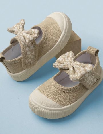 Pantofi Shein Kids, maro deschis