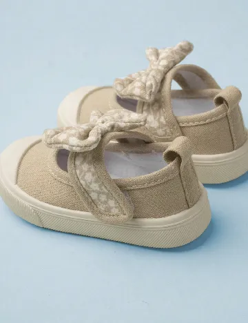 Pantofi Shein Kids, maro deschis