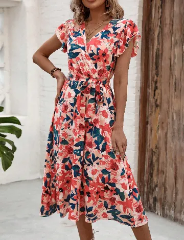 Rochie medie SHEIN, rosu Rosu