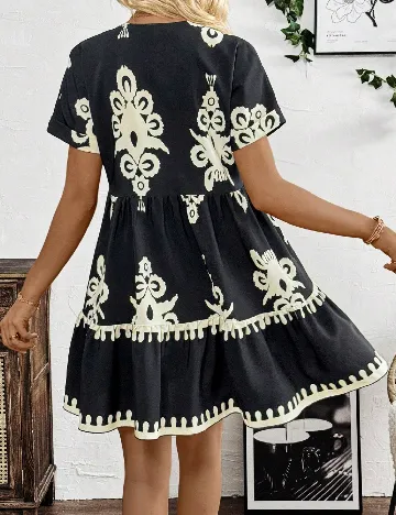 Rochie scurta SHEIN, negru Negru