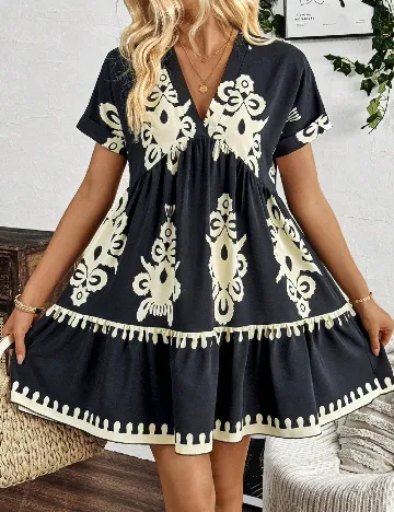 Rochie scurta SHEIN, negru Negru