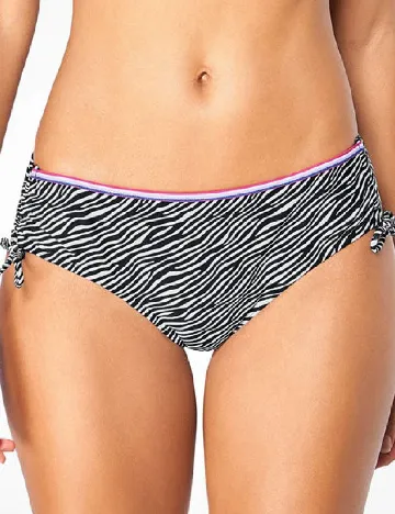 Chilot de baie Triumph, alb/negru