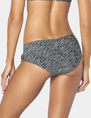 Chilot de baie Triumph, alb/negru