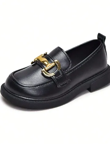 Mocasini Shein Kids, negru