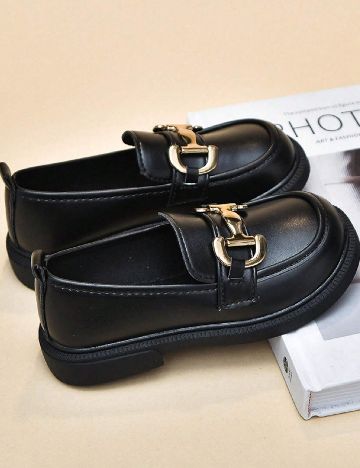 Mocasini Shein Kids, negru