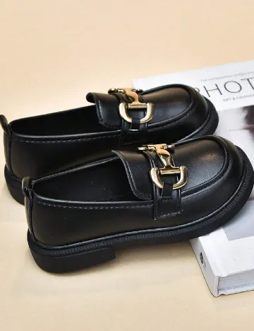 Mocasini Shein Kids, negru