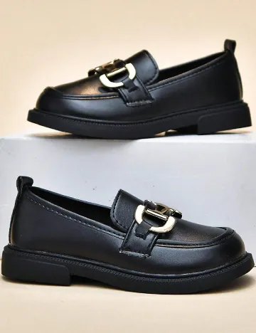 Mocasini Shein Kids, negru