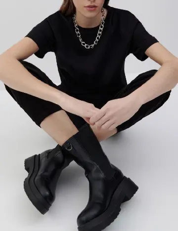 Tricou Oversize Reserved, negru