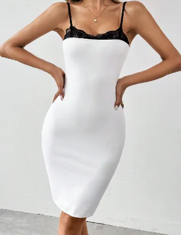 Rochie scurta SHEIN, alb