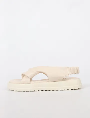Sandale Shein Kids, alb